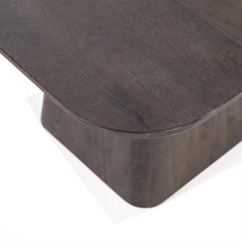 Vierkante Bijzettafel Aron Mangohout - Bruin 60 cm - Afbeelding 17