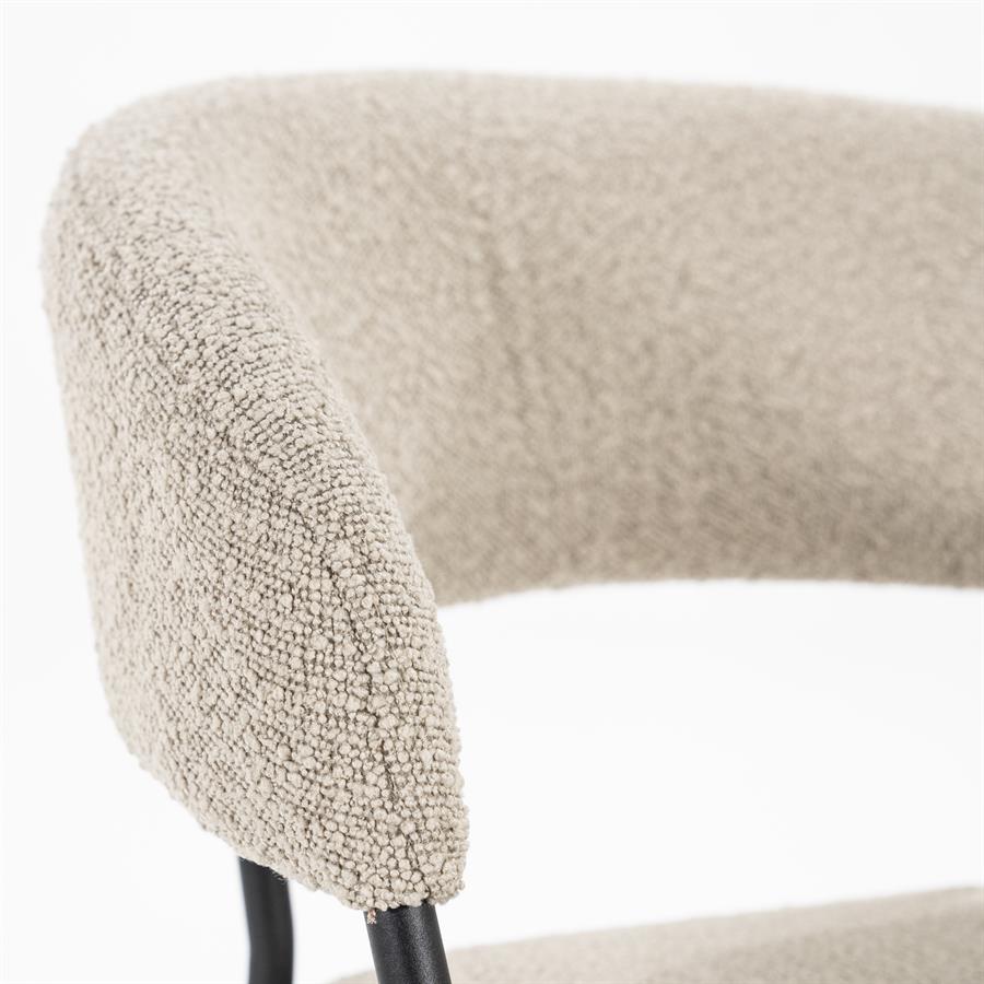 Stoel Luka - Taupe - Afbeelding 17