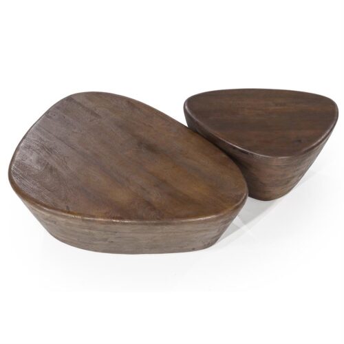 Salontafel Mila Mangohout Bruin - 100x78cm - Afbeelding 18
