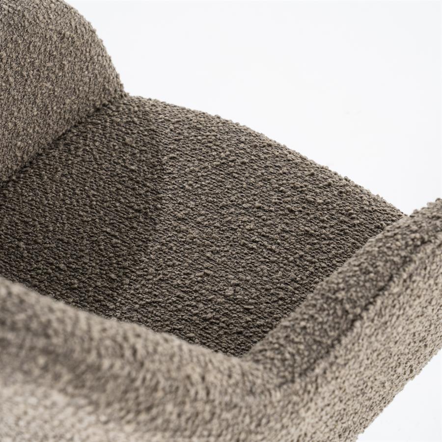 Eetkamerstoel Fabio Bouclé - Bruin - Afbeelding 14