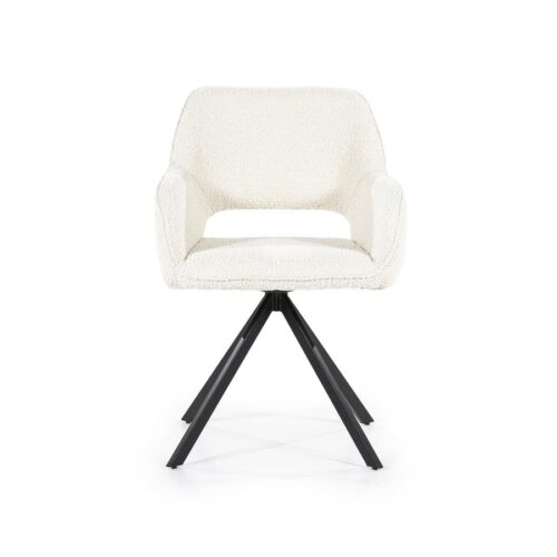 Eetkamerstoel Fabio Bouclé - Beige - Afbeelding 13