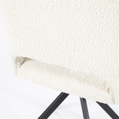 Eetkamerstoel Fabio Bouclé - Beige - Afbeelding 14