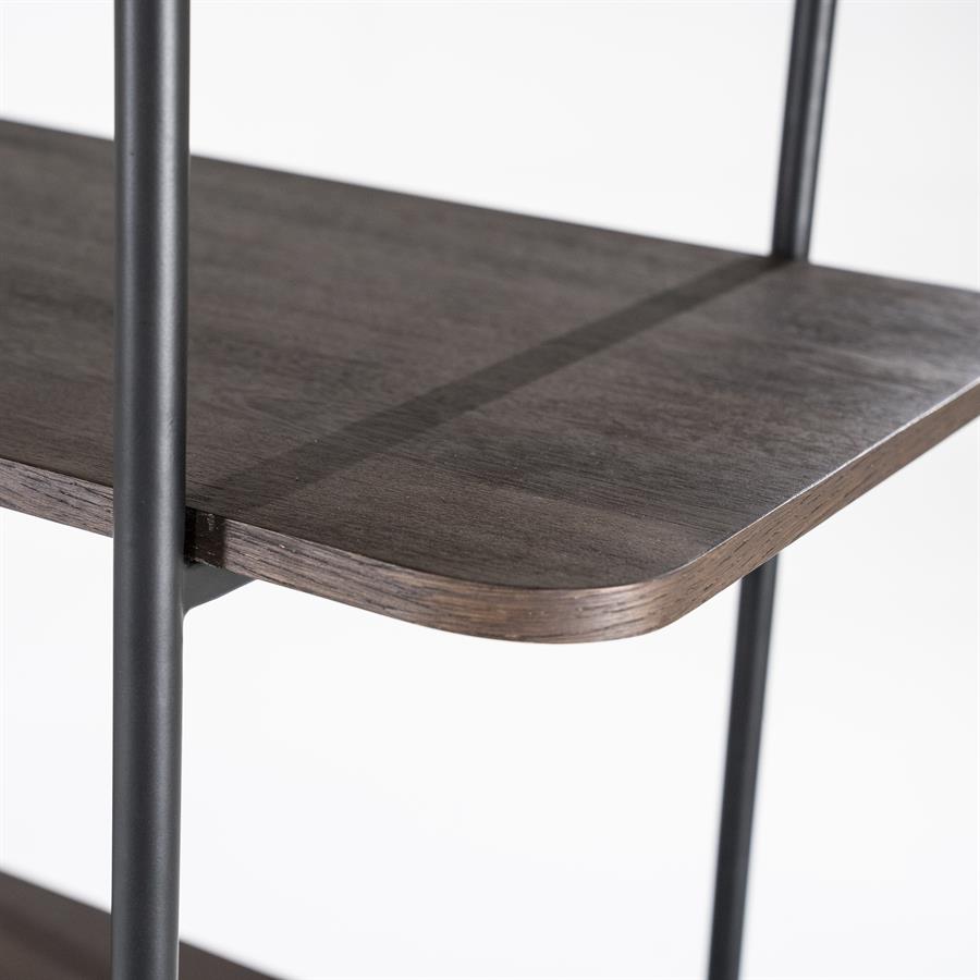 Wandkast James Mangohout en Metaal 190x210cm - Bruin - Afbeelding 15