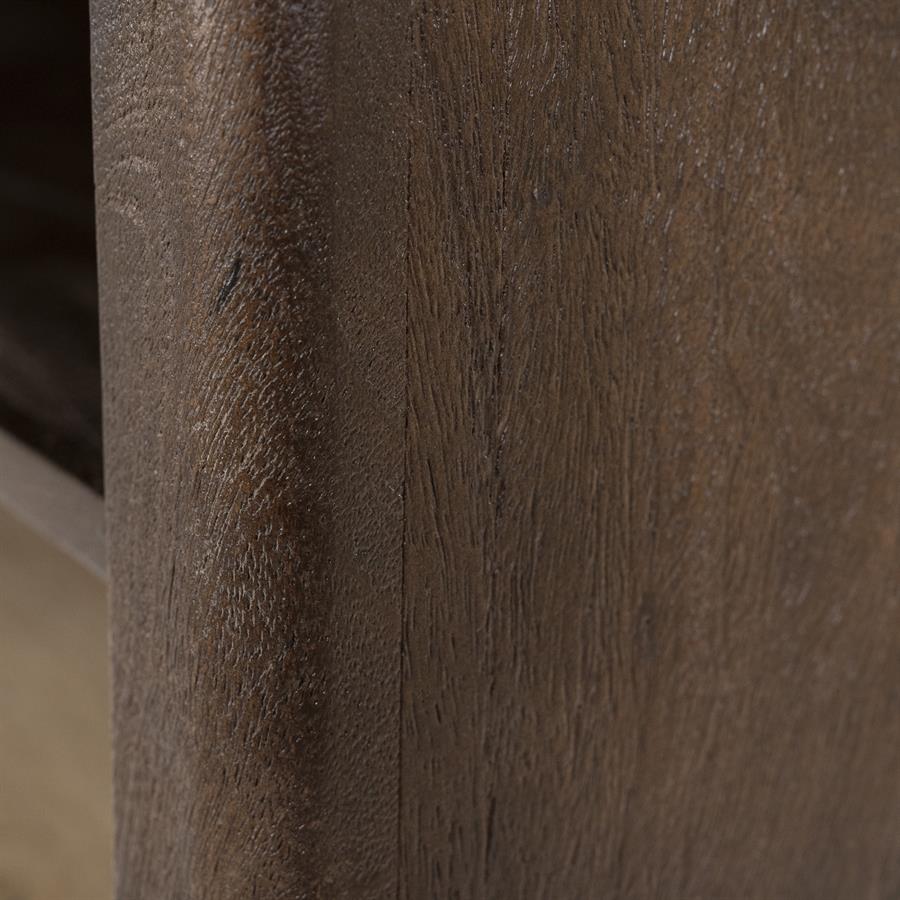 Boekenkast Lio Mangohout Travertin 120x220cm - bruin - Afbeelding 20