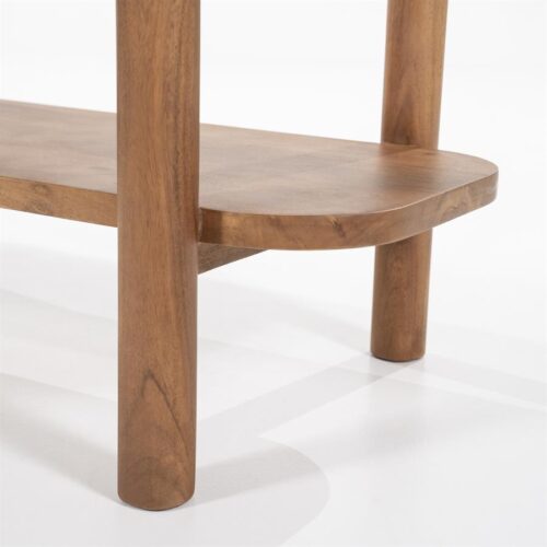 Wandkast Julian Acaciahout met 5 planken - 170cm - Afbeelding 11