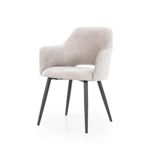 Eetkamerstoel Esmee met armleuning - Beige - Afbeelding 16