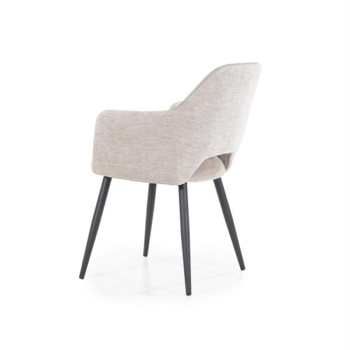 Eetkamerstoel Esmee met armleuning - Beige - Afbeelding 19