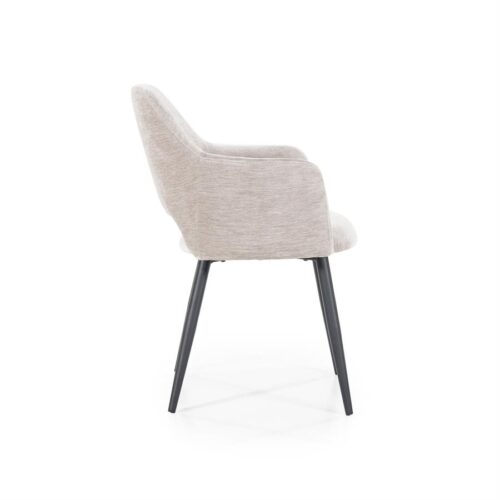 Eetkamerstoel Esmee met armleuning - Beige - Afbeelding 24