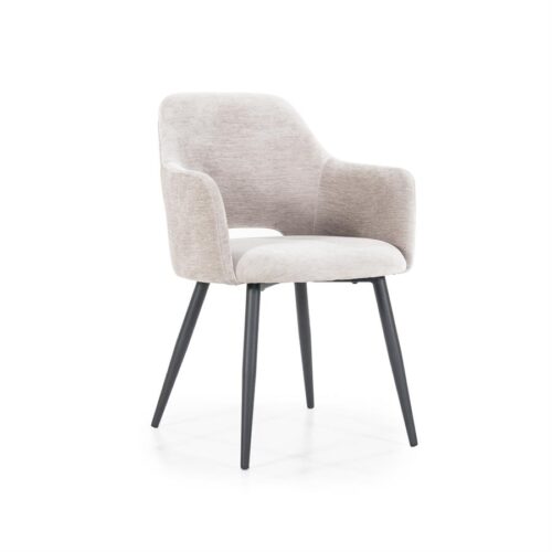 Eetkamerstoel Esmee met armleuning - Beige - Afbeelding 26