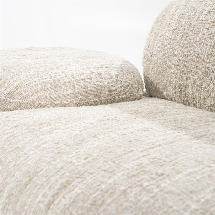 Organische Bank Jayden Beige - 265cm - Afbeelding 13