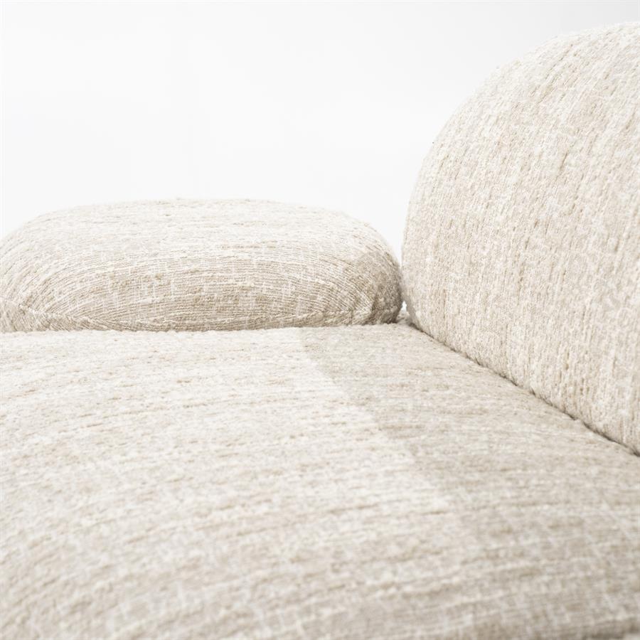 Organische Bank Jayden Beige - 265cm - Afbeelding 17