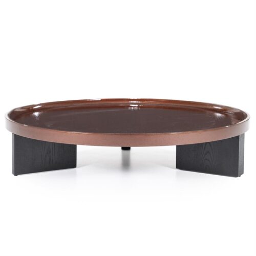 Ronde Salontafel Mayson 120cm - Rood - Afbeelding 6