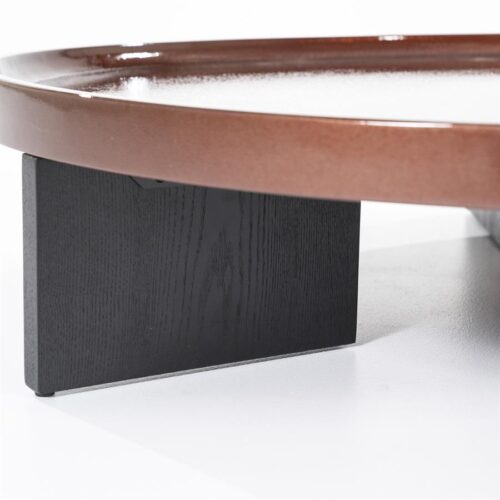 Ronde Salontafel Mayson 120cm - Rood - Afbeelding 8