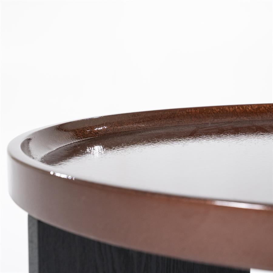 Ronde Salontafel Mayson 90cm - Rood - Afbeelding 9