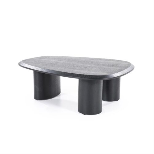 Organische Salontafel Walter Eikenhout Zwart - 96 x 78 cm - Afbeelding 16