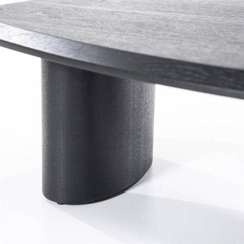 Organische Salontafel Walter Eikenhout Zwart - 96 x 78 cm - Afbeelding 17