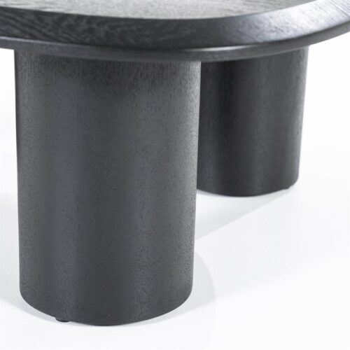 Organische Salontafel Walter Eikenhout Zwart - 96 x 78 cm - Afbeelding 18
