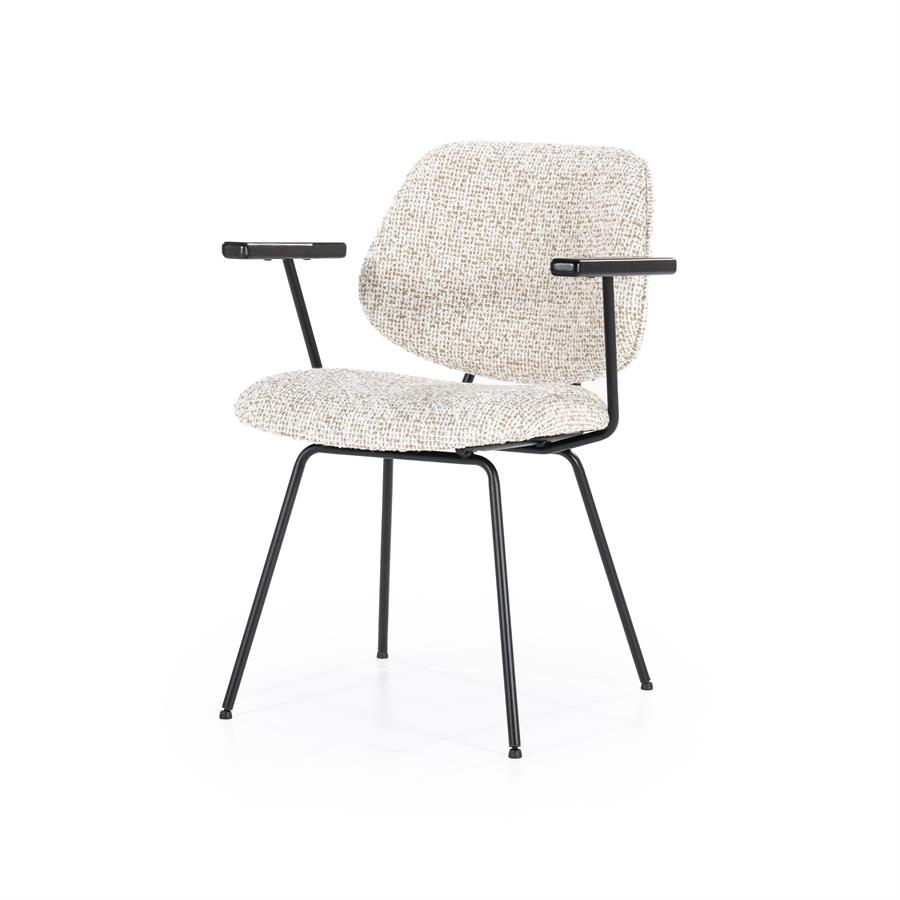 Eetkamerstoel Jon met armleuning  - Beige - Afbeelding 16