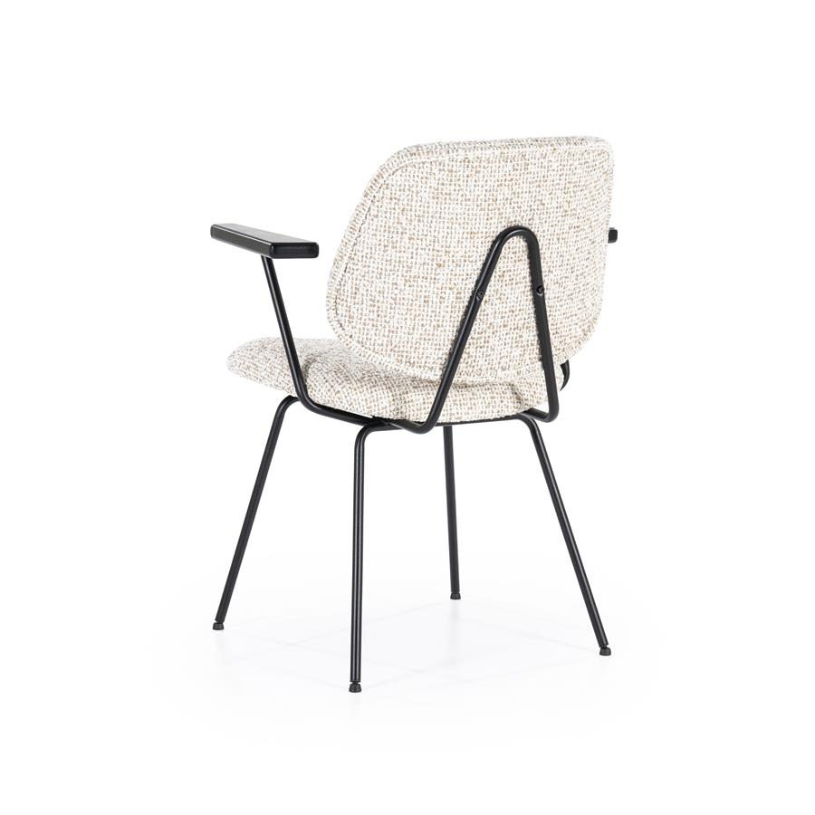 Eetkamerstoel Jon met armleuning  - Beige - Afbeelding 20