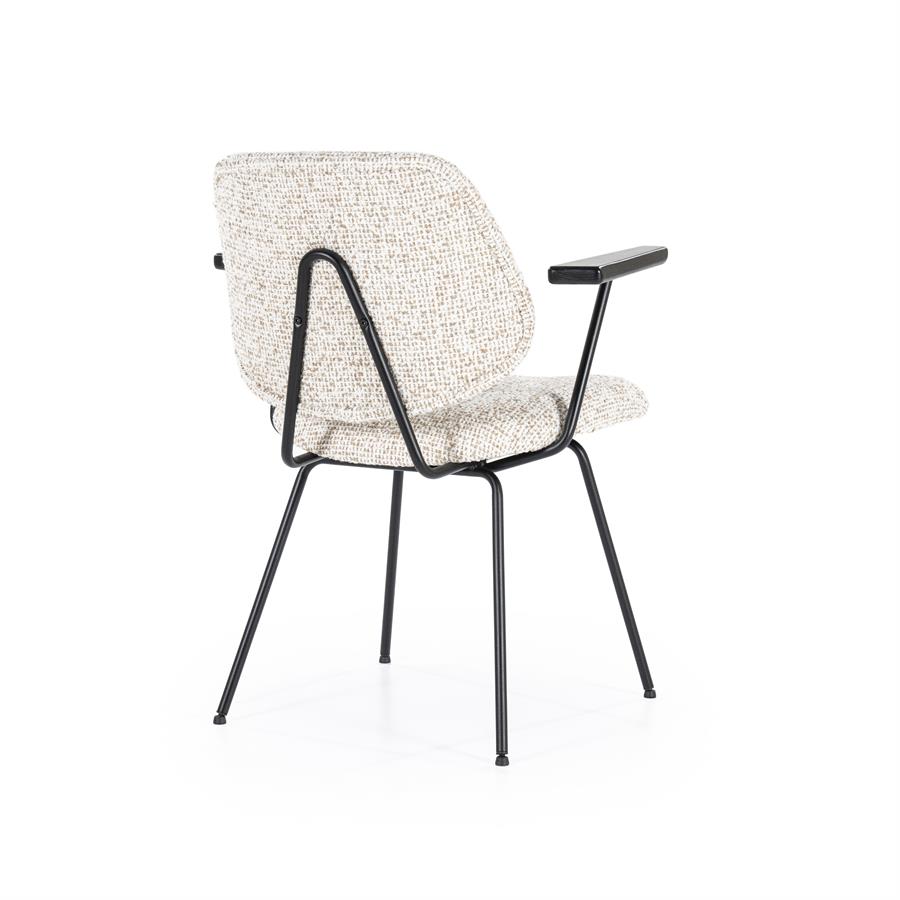 Eetkamerstoel Jon met armleuning  - Beige - Afbeelding 22