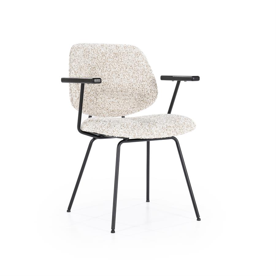 Eetkamerstoel Jon met armleuning  - Beige - Afbeelding 26