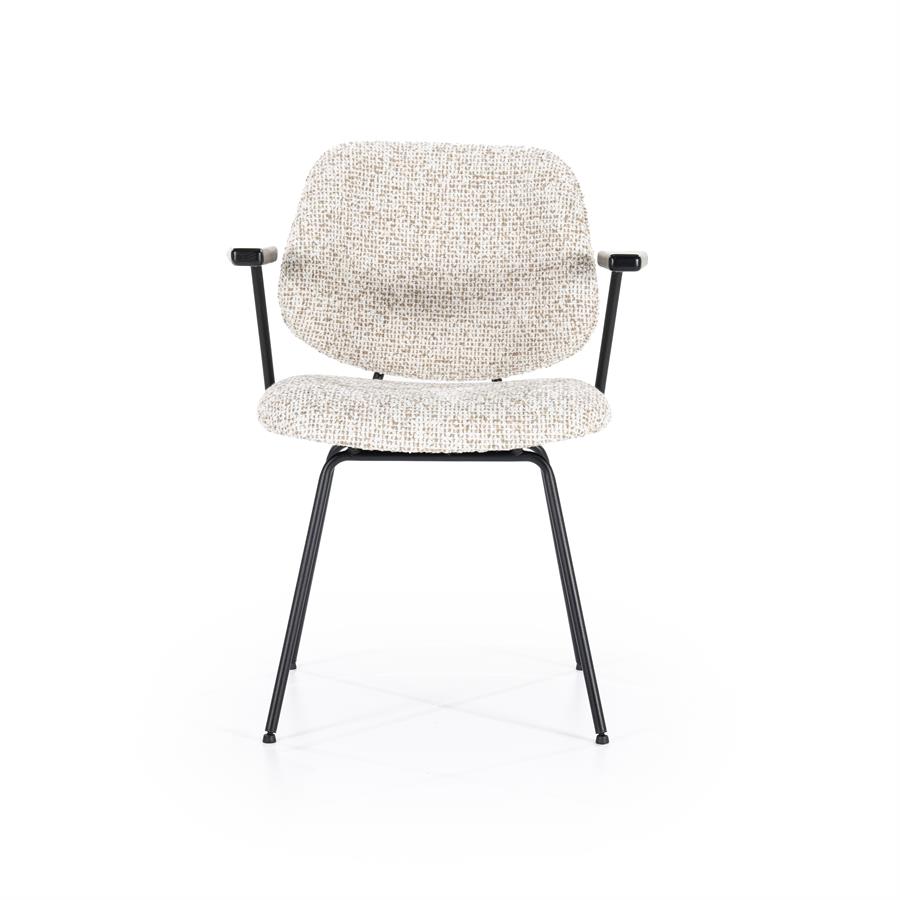 Eetkamerstoel Jon met armleuning  - Beige - Afbeelding 27