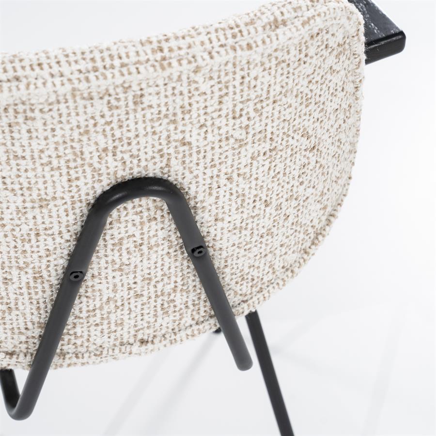 Eetkamerstoel Jon met armleuning  - Beige - Afbeelding 29