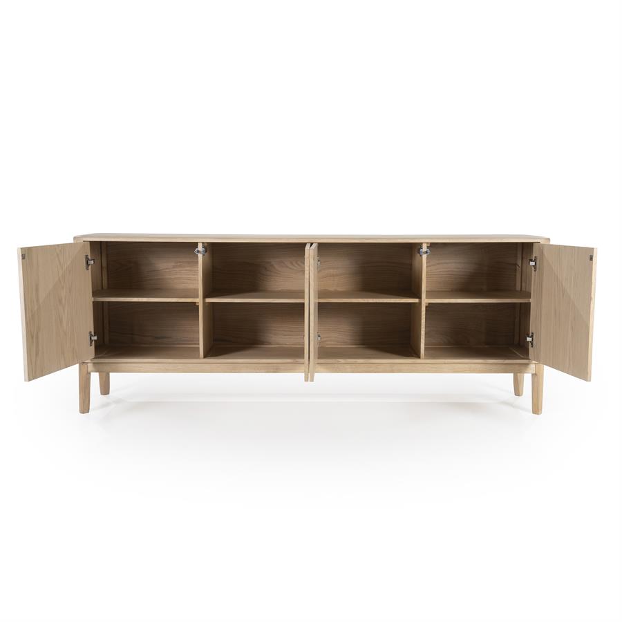Dressoir Harvey Eikenhout 200 cm - Naturel - Afbeelding 14