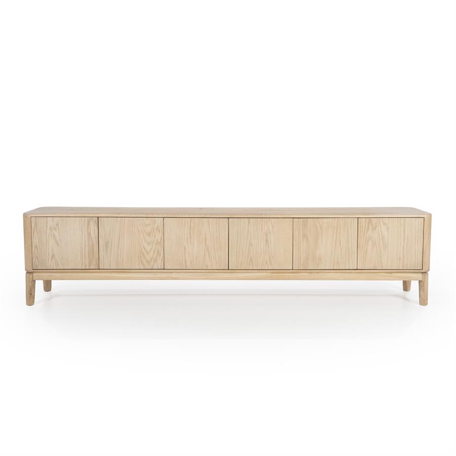 TV-meubel Harvey Eikenhout 220 cm - Naturel - Afbeelding 6