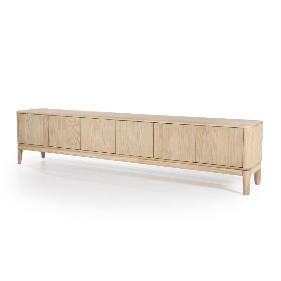 TV-meubel Harvey Eikenhout 220 cm - Naturel - Afbeelding 8