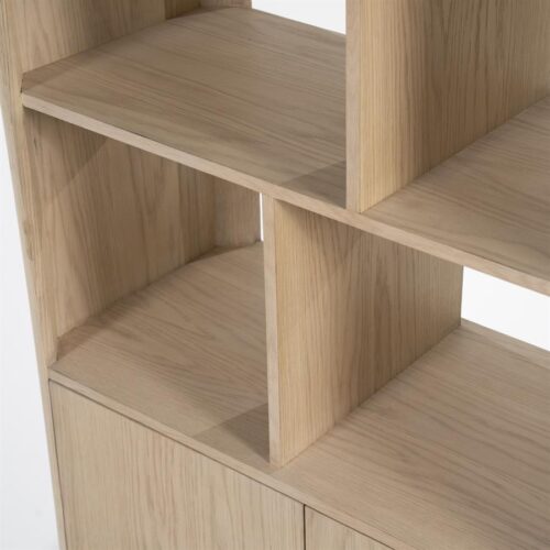 Boekenkast Harvey Eikenhout 180 x 90 cm - Naturel - Afbeelding 12