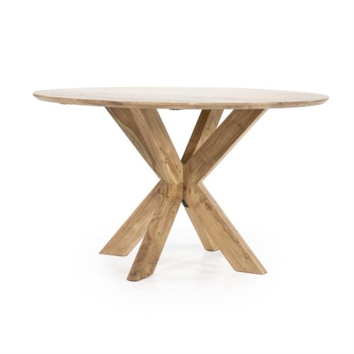 Ronde Eettafel Nikki Acaciahout 130 cm - Naturel - Afbeelding 4