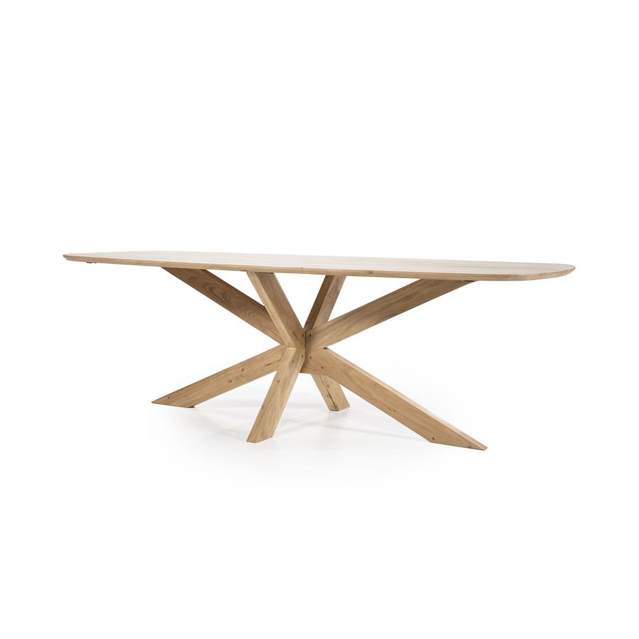 Eettafel Nikki Acaciahout 240 x 100 cm - Naturel - Afbeelding 7