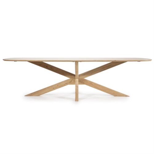 Eettafel Nikki Acaciahout 280 x 100 cm - Naturel - Afbeelding 3
