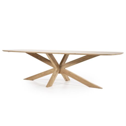 Eettafel Nikki Acaciahout 280 x 100 cm - Naturel - Afbeelding 7