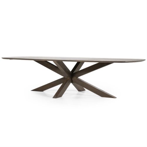Eettafel Nikki Acaciahout 280 x 100 cm - Bruin - Afbeelding 7