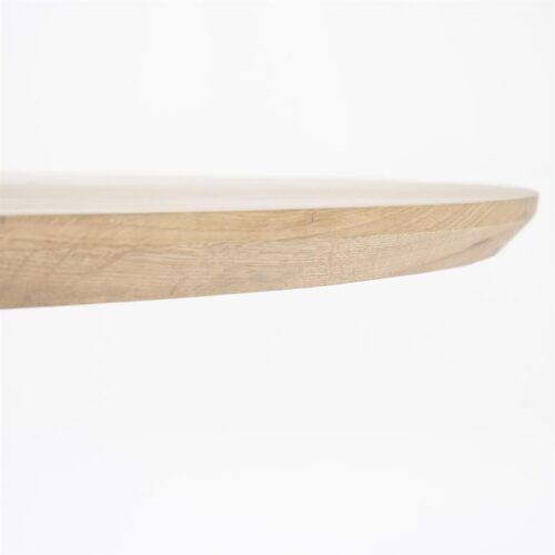 Ronde Eettafel Nola Eikenhout 130 cm - Naturel - Afbeelding 9