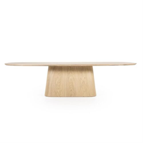 Deens Ovale Eettafel Nola Eikenhout 300 x 110 cm - Naturel - Afbeelding 7
