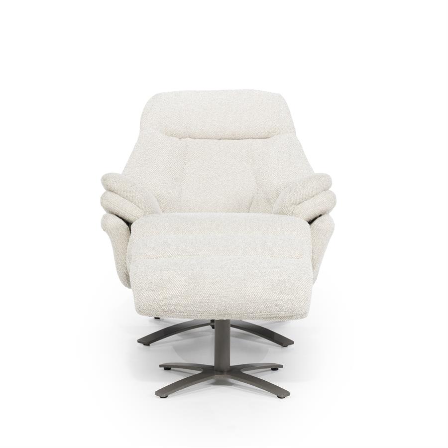 Verstelbare Fauteuil Caleb Met voetenbank -  Beige - Afbeelding 24