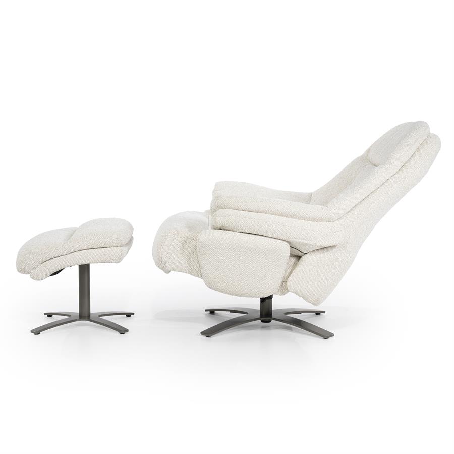Verstelbare Fauteuil Caleb Met voetenbank -  Beige - Afbeelding 27