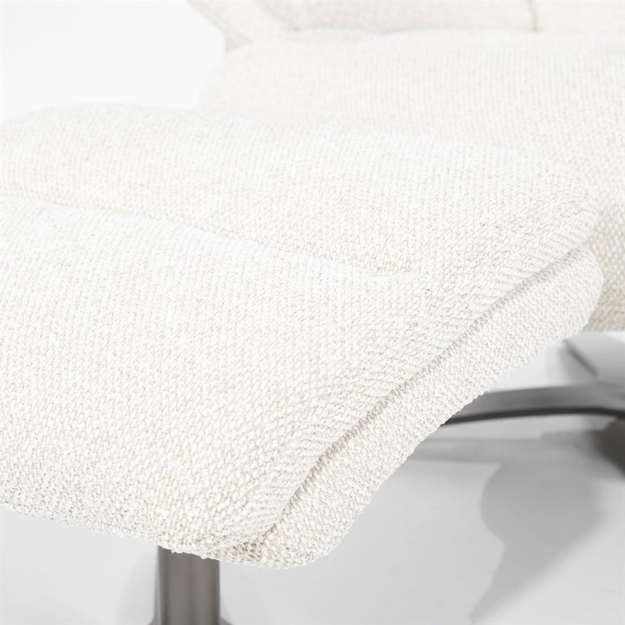 Verstelbare Fauteuil Caleb Met voetenbank -  Beige - Afbeelding 35