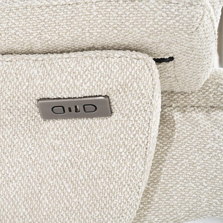 Verstelbare Fauteuil Caleb Met voetenbank -  Beige - Afbeelding 37