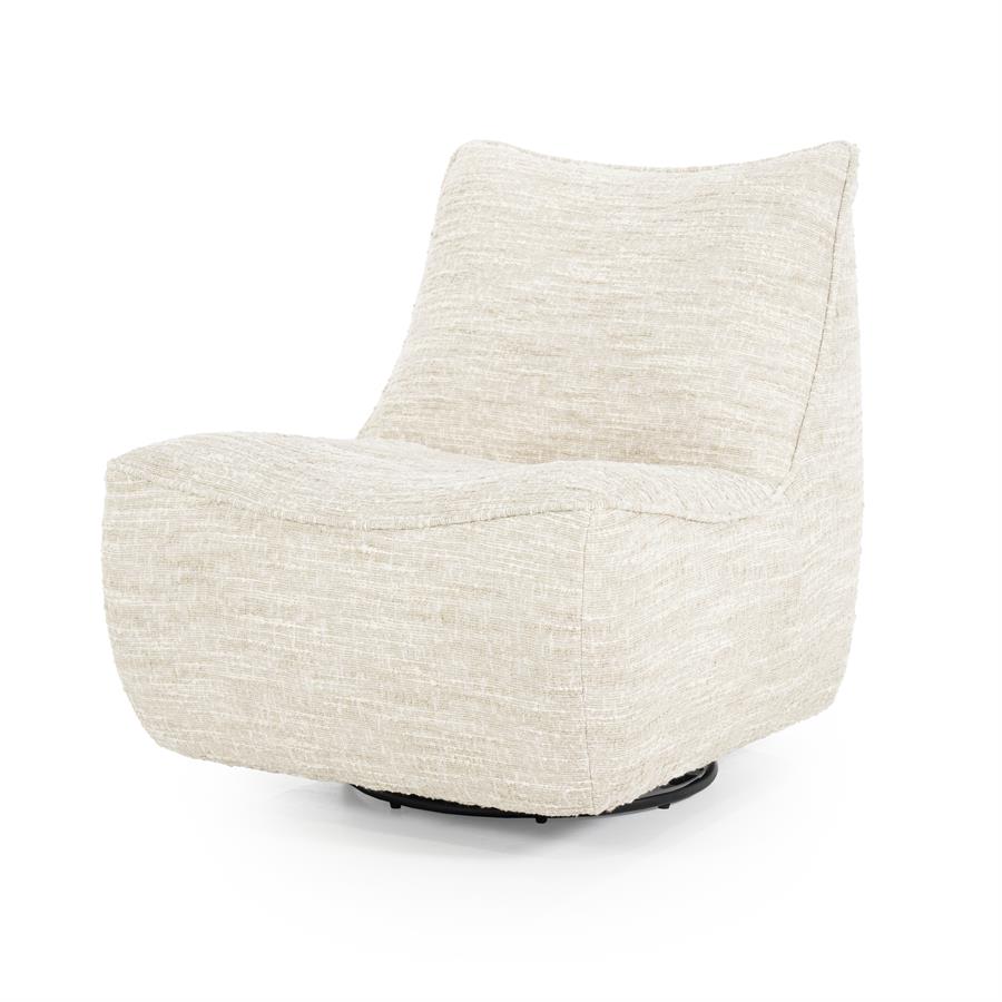 Draaibare Fauteuil Loys - Beige - Afbeelding 11