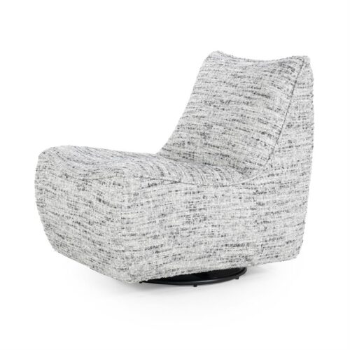 Draaibare Fauteuil Loys - Grijs - Afbeelding 11