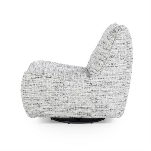Draaibare Fauteuil Loys - Grijs - Afbeelding 12