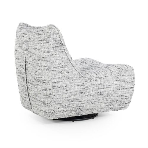 Draaibare Fauteuil Loys - Grijs - Afbeelding 17