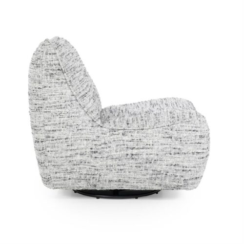 Draaibare Fauteuil Loys - Grijs - Afbeelding 18