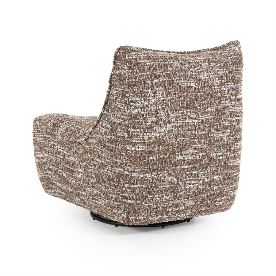 Draaibare Fauteuil Loys - Bruin - Afbeelding 15