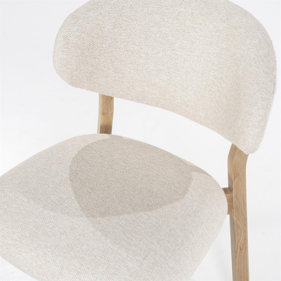 Eetkamerstoel Mikky Naturel - Beige - Afbeelding 26