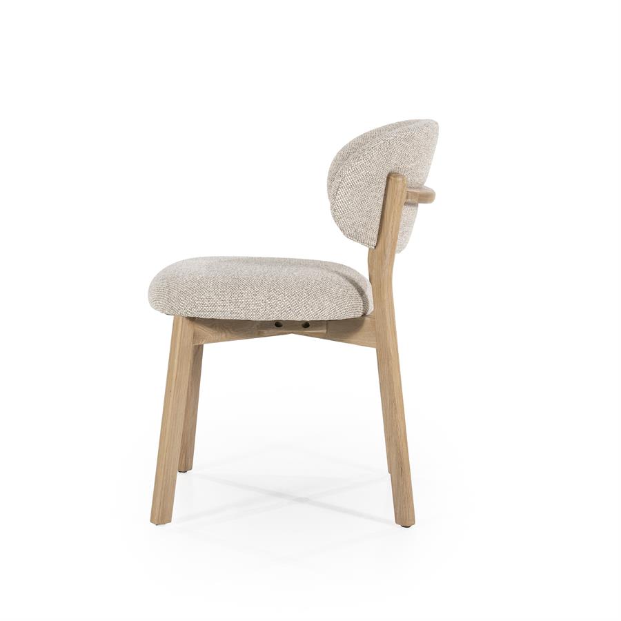 Eetkamerstoel Mikky Naturel - Taupe - Afbeelding 14